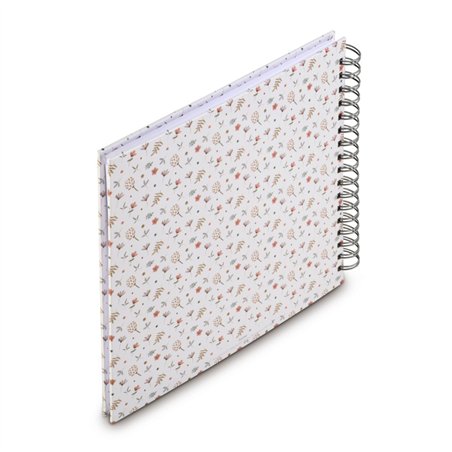 Hama Floral album spirale  28x24 50 pagine bianche           7739