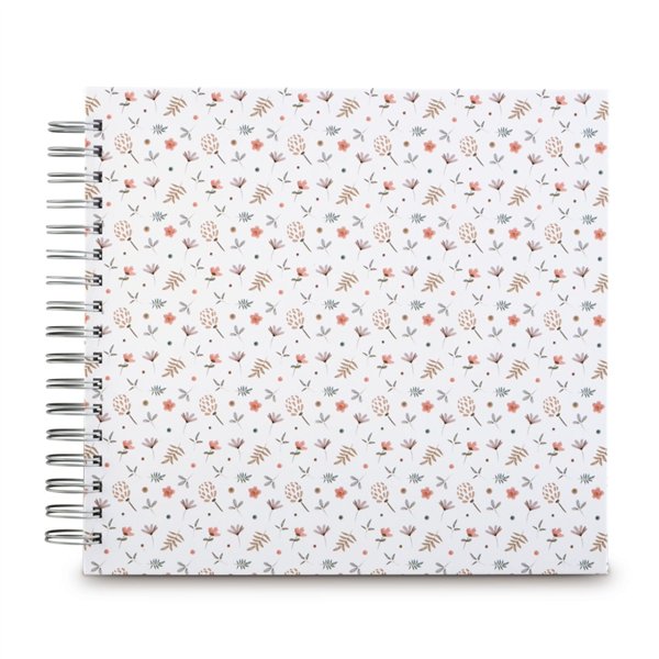 Hama Floral album spirale  28x24 50 pagine bianche           7739