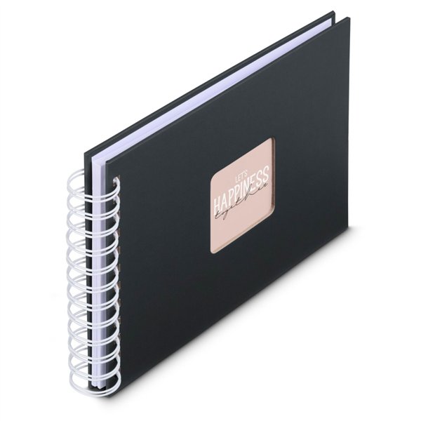 Hama  Fine Art  spirale NewBlack 24x17 50 pagine bianche  9830