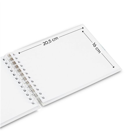 Hama  Fine Art  spirale NewBlack 24x17 50 pagine bianche  9830