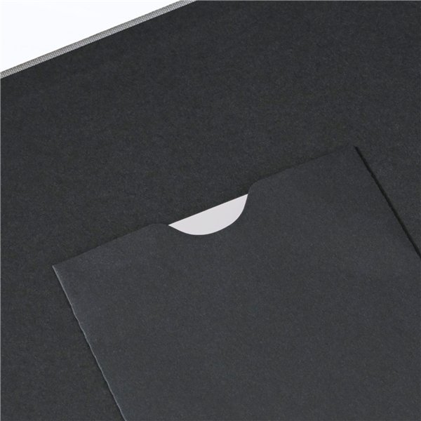 Hama  Fine Art  spirale grigio 24x17 50 pagine nere 9839