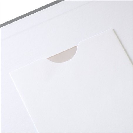 Hama  Fine Art  spirale grigio 24x17 50 pagine bianche   9836