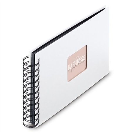 Hama  Fine Art  spirale bianco 24x17 50 pagine nere 9845