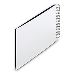 Hama  Fine Art  spirale bianco 24x17 50 pagine nere 9845 2