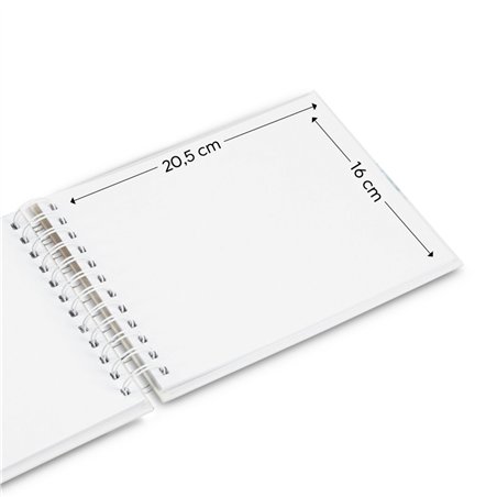Hama  Fine Art  spirale bianco 24x17 50 pagine bianche  9842