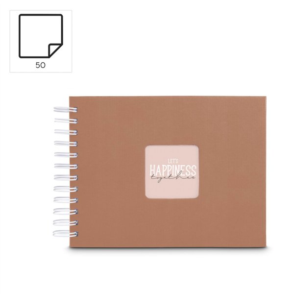 Hama  Fine Art  spirale Mousse 24x17 50 pagine bianche  9848