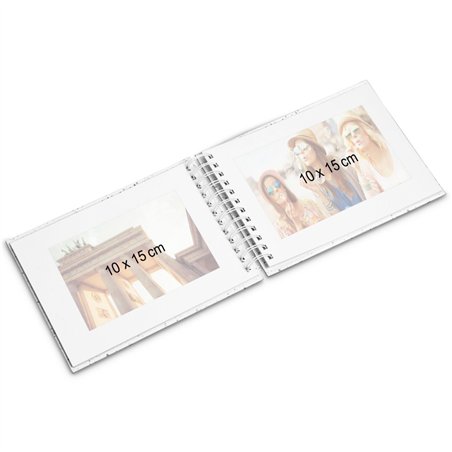 Hama  Fine Art  spirale Terra 24x17 50 pagine bianche  9854