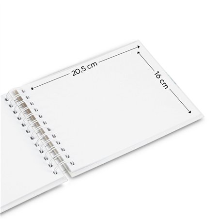 Hama  Fine Art  spirale Lagune 24x17 50 pagine bianche  9860