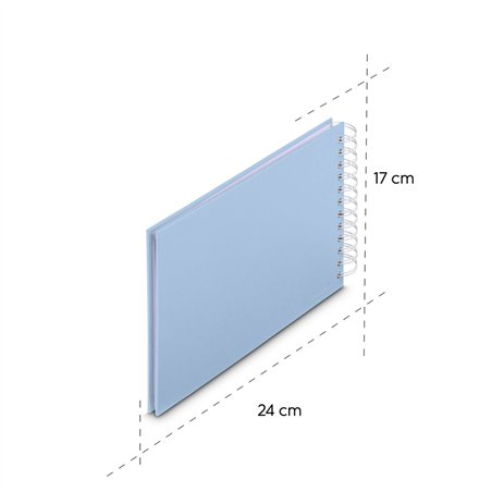 Hama  Fine Art  spirale Lagune 24x17 50 pagine bianche  9860
