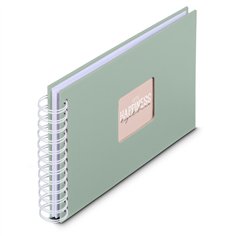 Hama  Fine Art  spirale salvia 24x17 50 pagine bianche  9866