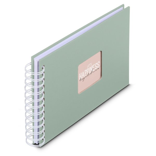 Hama  Fine Art  spirale salvia 24x17 50 pagine bianche  9866