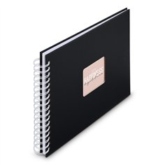 Hama  Fine Art  spirale NewBlack 28x24 50 pagine bianche  9831