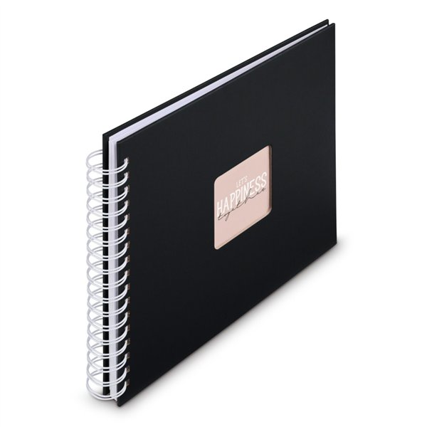 Hama  Fine Art  spirale NewBlack 28x24 50 pagine bianche  9831