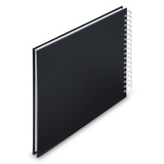 Hama  Fine Art  spirale NewBlack 28x24 50 pagine bianche  9831 2