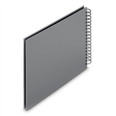 Hama  Fine Art  spirale grigio 28x24 50 pagine nere        9840 2