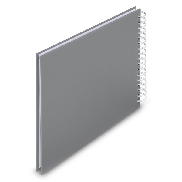Hama  Fine Art  spirale grigio 28x24 50 pagine bianche  9837