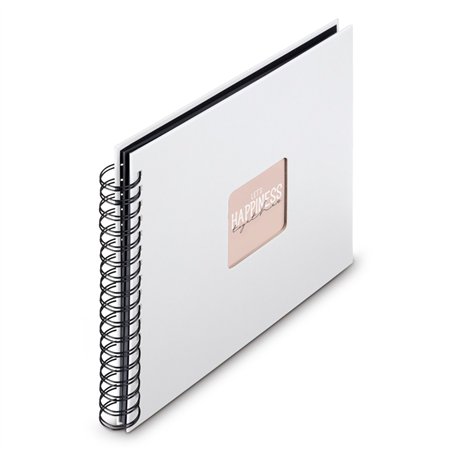 Hama  Fine Art  spirale bianco 28x24 50 pagine nere 9846