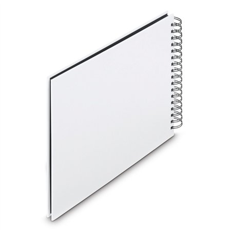Hama  Fine Art  spirale bianco 28x24 50 pagine nere 9846
