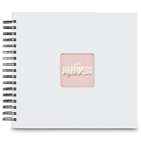 Hama  Fine Art  spirale bianco 28x24 50 pagine nere 9846