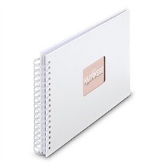 Hama  Fine Art  spirale bianco 28x24 50 pagine bianche  9843