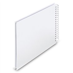 Hama  Fine Art  spirale bianco 28x24 50 pagine bianche  9843 2