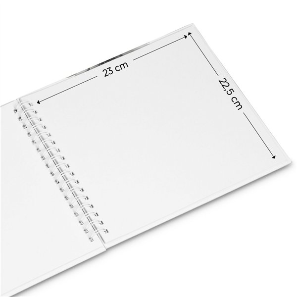 Hama  Fine Art  spirale bianco 28x24 50 pagine bianche  9843