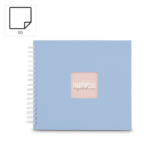 Hama  Fine Art  spirale Lagune 28x24 50 pagine bianche  9861