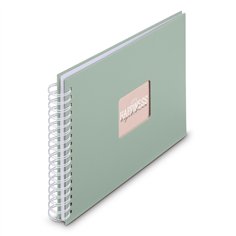 Hama  Fine Art  spirale salvia 28x24 50 pagine bianche  9867