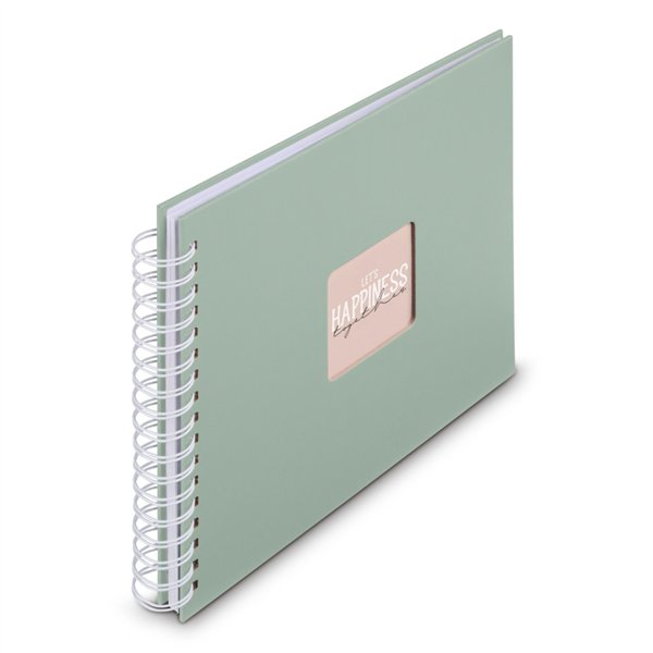 Hama  Fine Art  spirale salvia 28x24 50 pagine bianche  9867