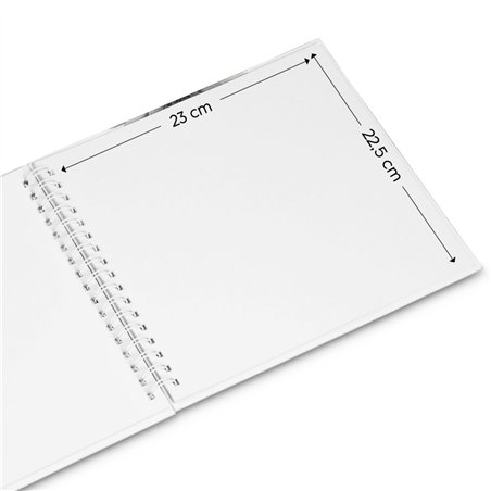 Hama  Fine Art  spirale salvia 28x24 50 pagine bianche  9867