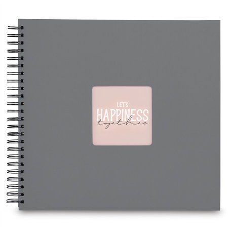 Hama  Fine Art  spirale grigio 36x32 50 pagine nere        9841