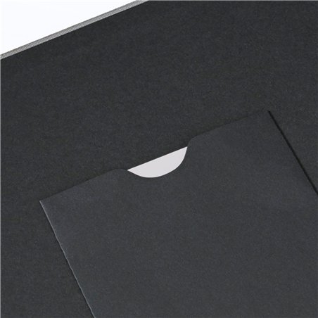 Hama  Fine Art  spirale grigio 36x32 50 pagine nere        9841