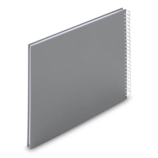 Hama  Fine Art  spirale grigio 36x32 50 pagine bianche  9838