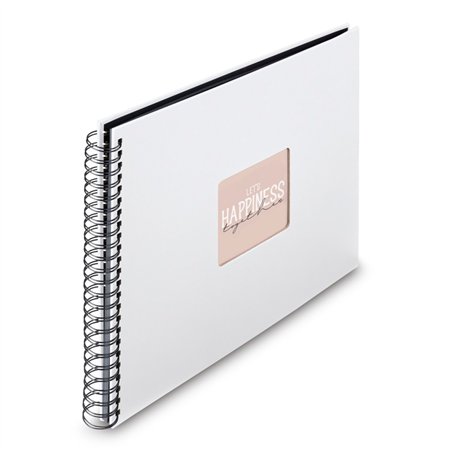 Hama  Fine Art  Spiral weiß 36x32 50 schwarze Seiten    9847