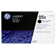 HP cartuccia CE 505 XD nero pacco doppio