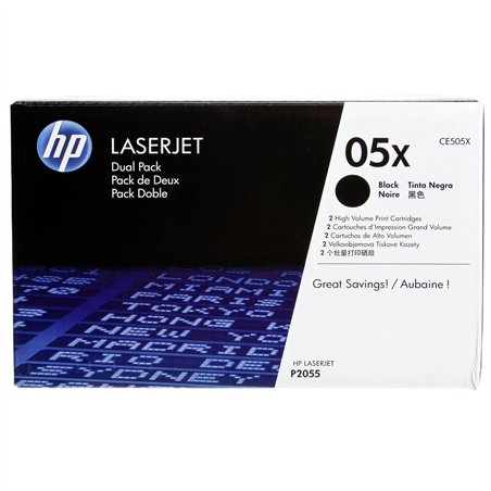 HP cartuccia CE 505 XD nero pacco doppio