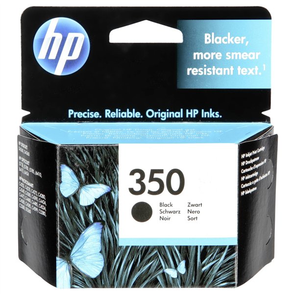 HP CB 335 EE cartuccia nero No. 350