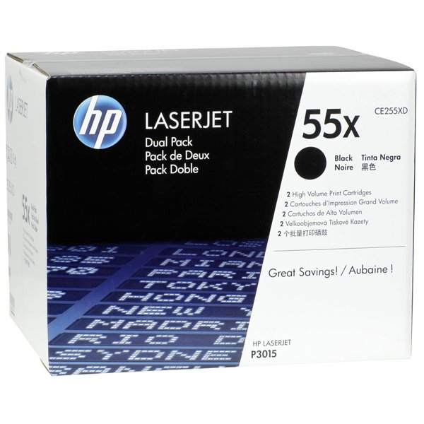 HP Toner CE 255 XD nero 55 A