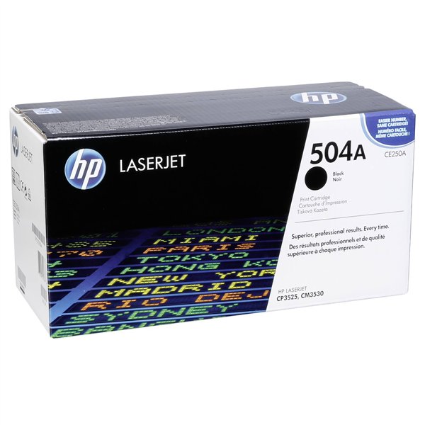 HP cartuccia CE 250 A nero No. 504 A