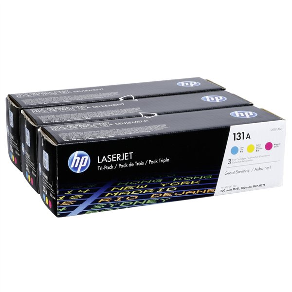 HP Toner Multi Pack No. 131 A C/M/Y                    U0SL1AM
