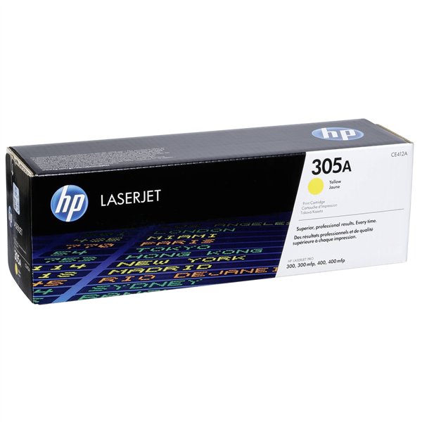 HP cartuccia CE 412 A giallo No. 305 A