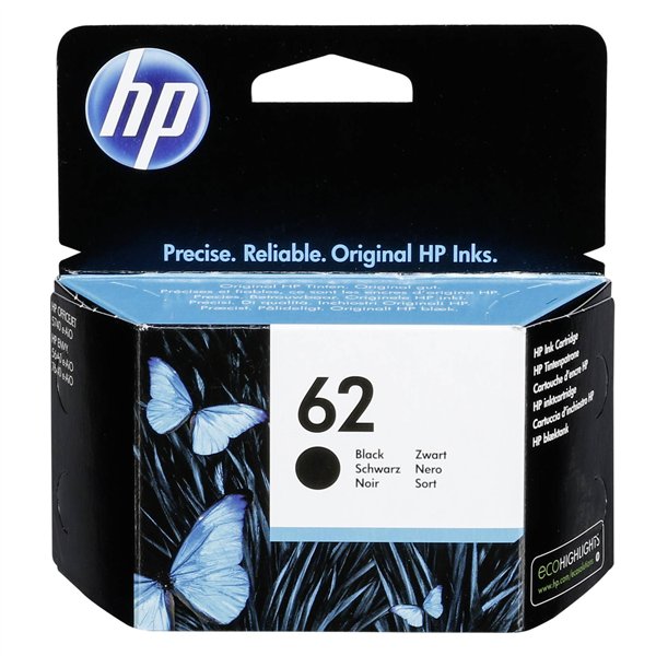 HP C2P04AE cartuccia nero No. 62