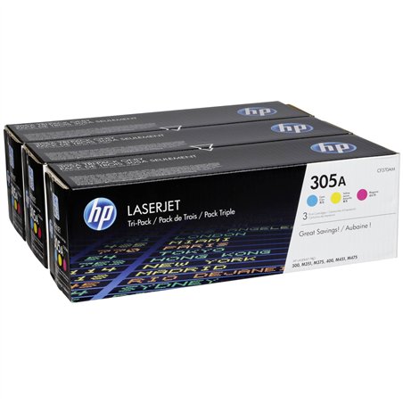 HP Toner Multi Pack CF 370 AM C/M/Y No. 305 A