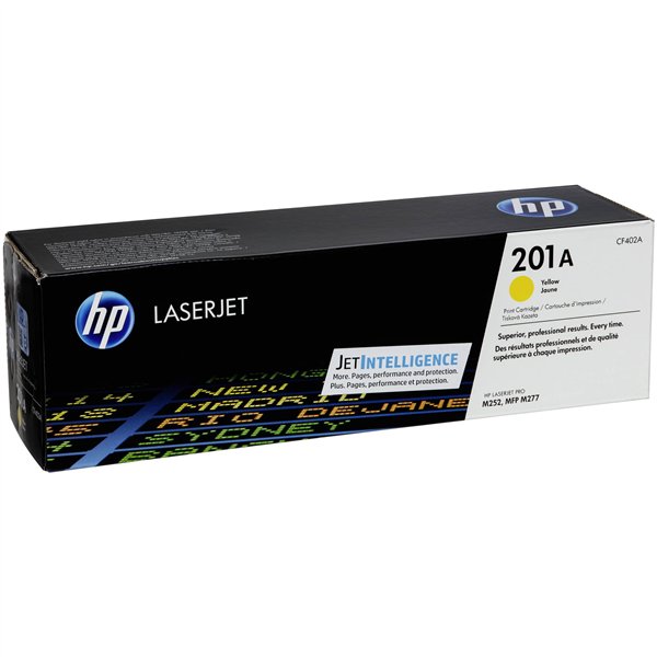 HP cartuccia CF 402 A giallo No. 201 A