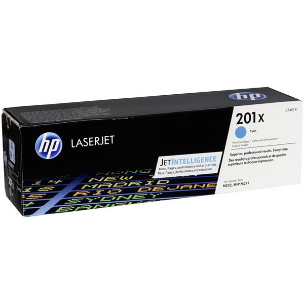 HP cartuccia CF 401 X ciano No. 201 X