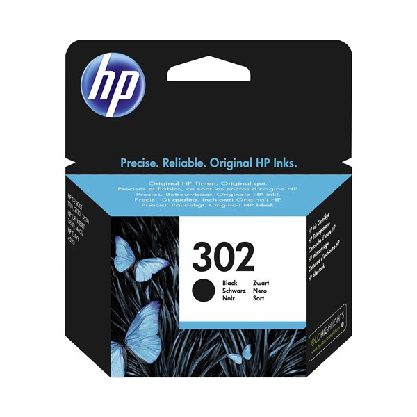 HP F6U66AE cartuccia nero No. 302