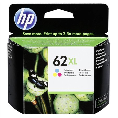 HP C2P07AE cartuccia 3 colori No. 62 XL