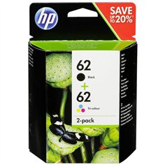 HP N9J71AE Combo 2-Pack BK/Color No. 62