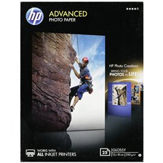 HP Advanced lucido Photo carta 13x18 cm, 25 fogli 250 g Q8696A