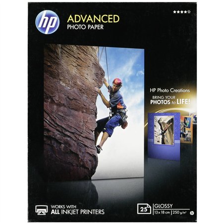 HP Advanced lucido Photo carta 13x18 cm, 25 fogli 250 g Q8696A